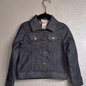 Wonderkids Girl's Sparkly Jean Jacket  Size 4T